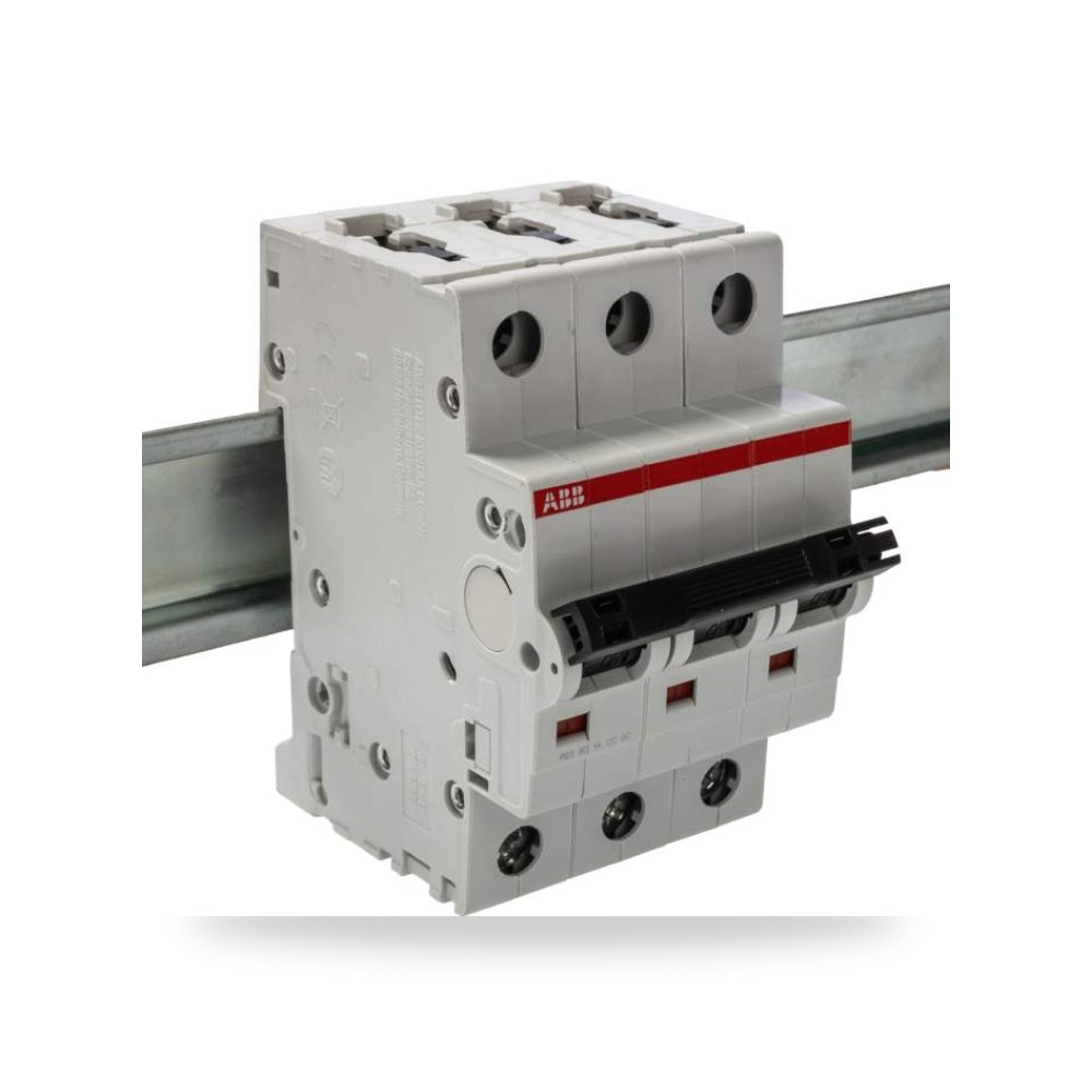 قاطع تيار أوتوماتيكي MCB S200 ثلاثي 50A منحنى ريمكو للتوريدات الصناعية (Reemco Industrial)