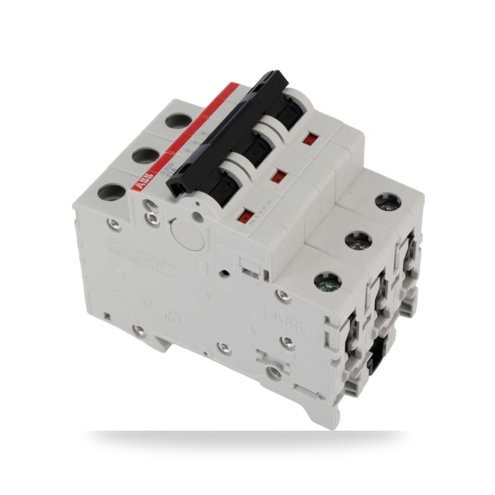 قاطع تيار أوتوماتيكي MCB S200 ثلاثي 8A نسخة ريمكو للتوريدات الصناعية (Reemco Industrial)