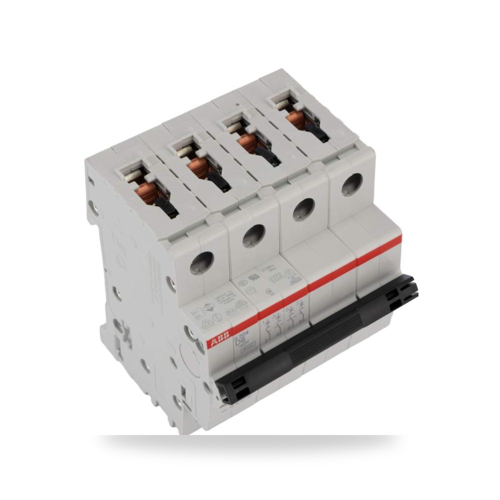 قاطع تيار أوتوماتيكي MCB S200 رباعي 6A منحنى ريمكو للتوريدات الصناعية (Reemco Industrial)