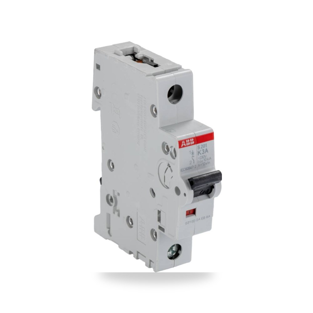 قاطع تيار أوتوماتيكي MCB S200 أحادي 3A صناعي ريمكو للتوريدات الصناعية (Reemco Industrial)
