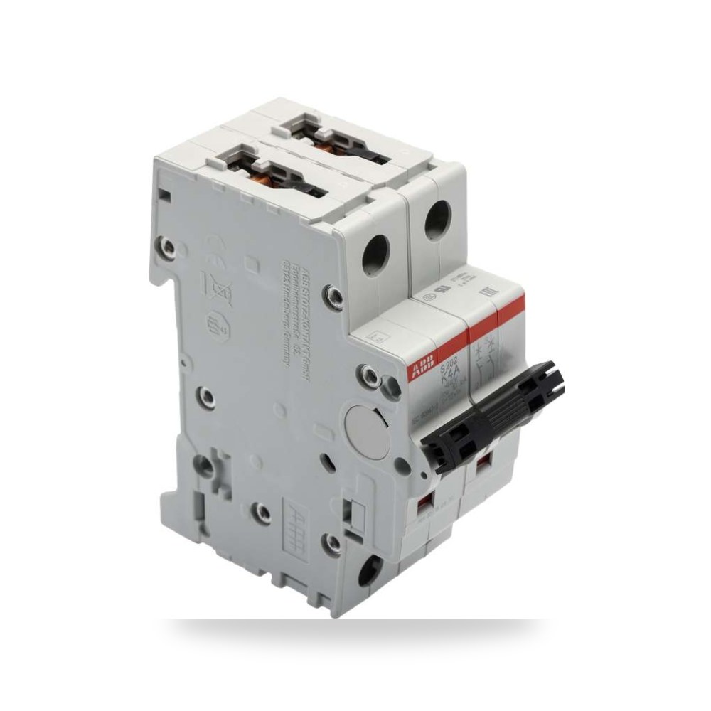 قاطع تيار أوتوماتيكي MCB S200 ثنائي 4A RS PRO ريمكو للتوريدات الصناعية (Reemco Industrial)