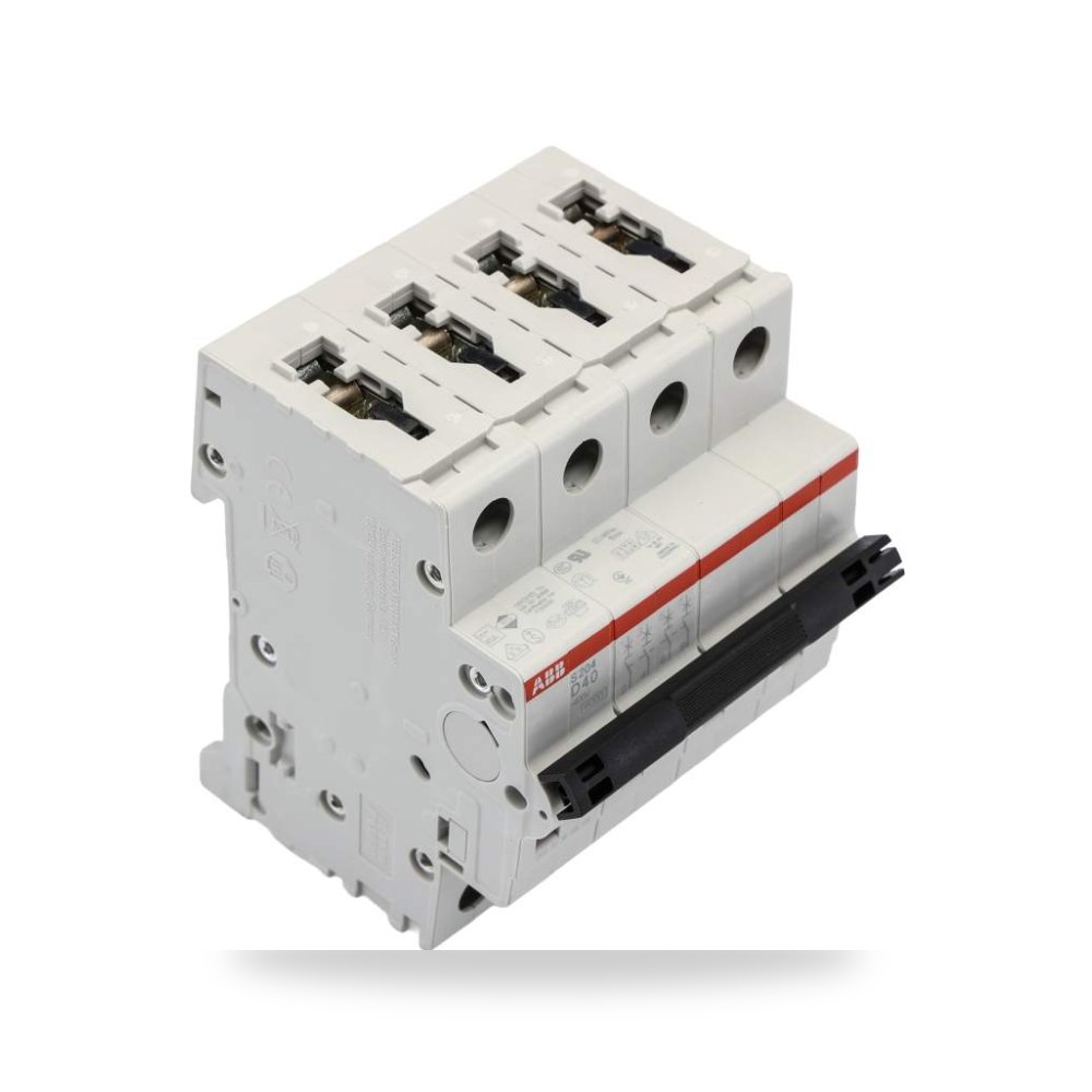 قاطع تيار أوتوماتيكي MCB S200 رباعي 40A منحنى ريمكو للتوريدات الصناعية (Reemco Industrial)