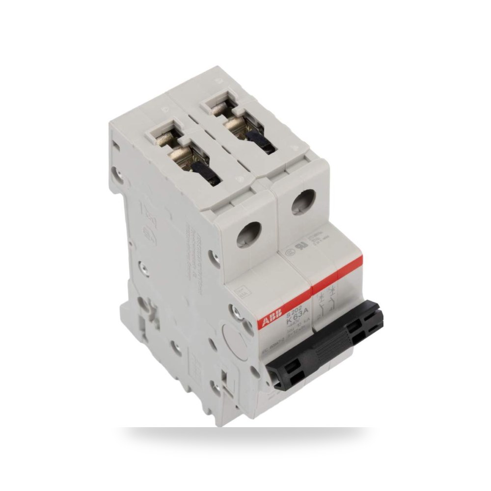 قاطع تيار أوتوماتيكي MCB S200 ثنائي 63A RS ريمكو للتوريدات الصناعية (Reemco Industrial) موديل