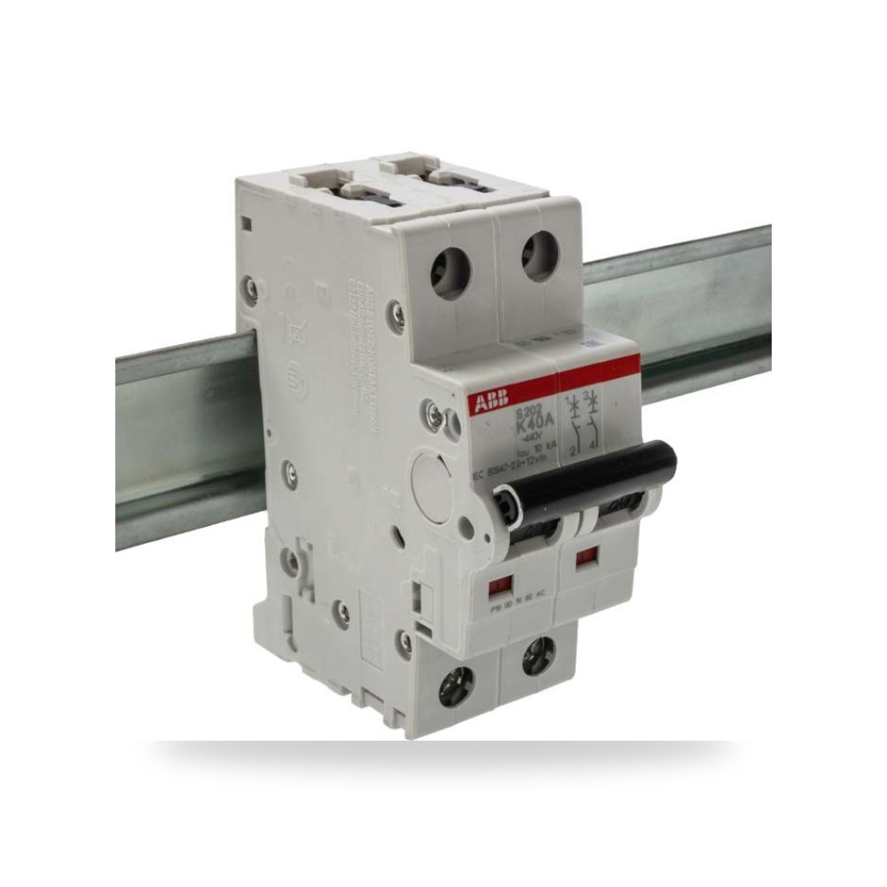 قاطع تيار أوتوماتيكي MCB S200 ثنائي 40A RS ريمكو للتوريدات الصناعية (Reemco Industrial) موديل