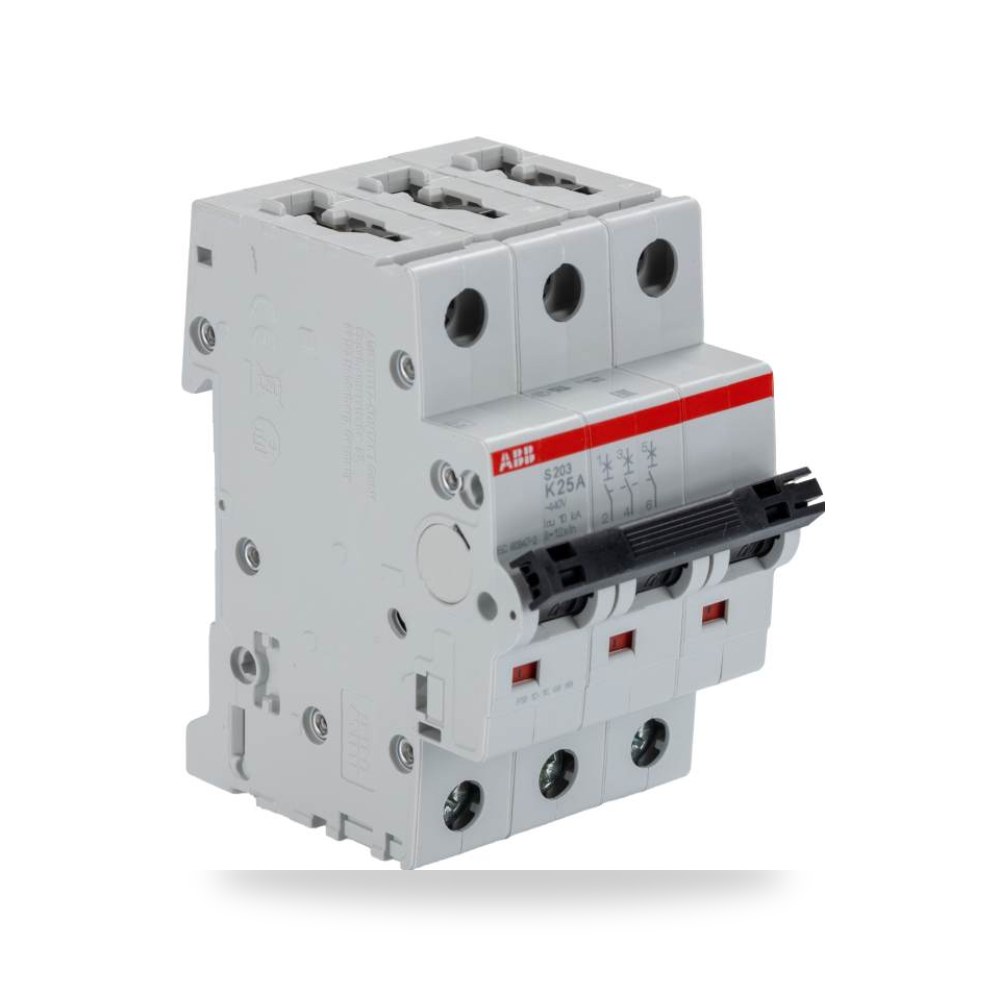 قاطع تيار أوتوماتيكي MCB S200 ثلاثي تجهيز ريمكو للتوريدات الصناعية (Reemco Industrial)