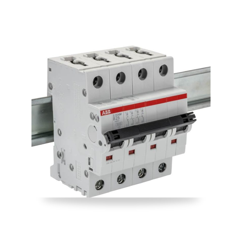 قاطع تيار أوتوماتيكي MCB S200M رباعي 25A ريمكو للتوريدات الصناعية (Reemco Industrial) موديل