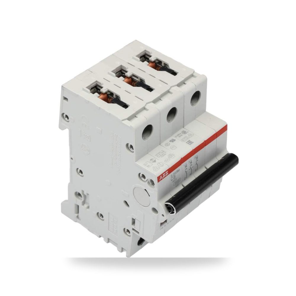 قاطع تيار أوتوماتيكي MCB S200M ثلاثي 8A منحنى ريمكو للتوريدات الصناعية (Reemco Industrial)