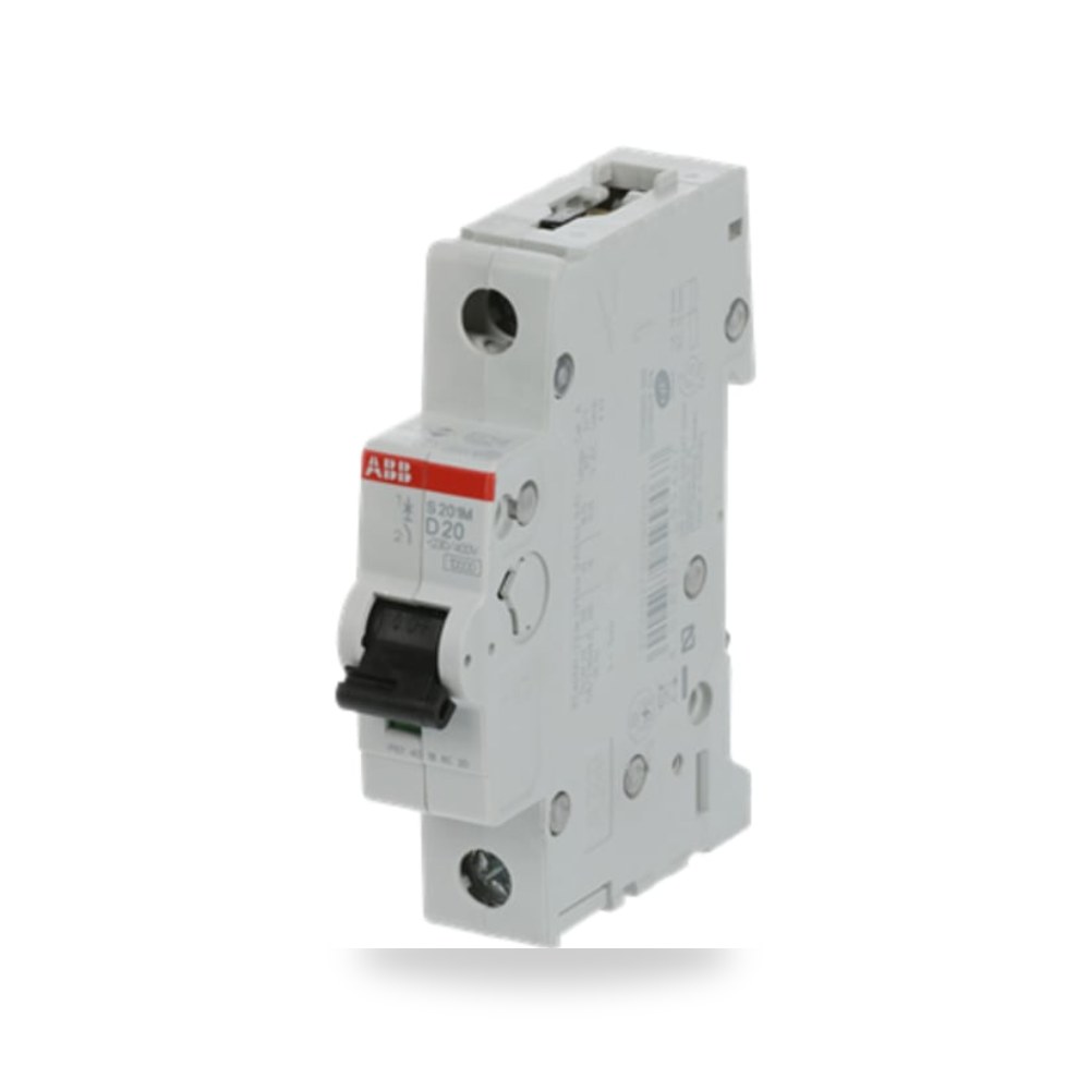 قاطع تيار أوتوماتيكي MCB S200M أحادي 20A ريمكو للتوريدات الصناعية (Reemco Industrial) موديل