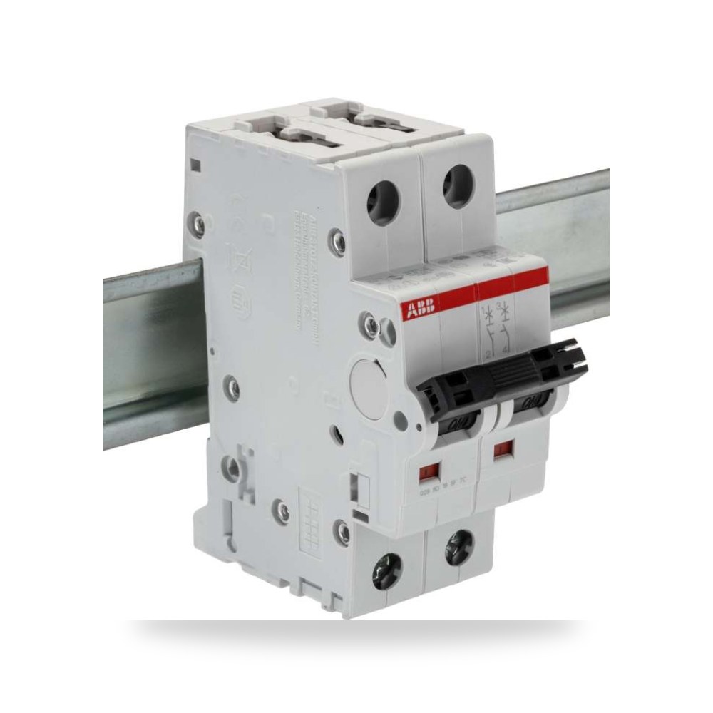 قاطع تيار أوتوماتيكي MCB S200M ثنائي 1A منحنى ريمكو للتوريدات الصناعية (Reemco Industrial)
