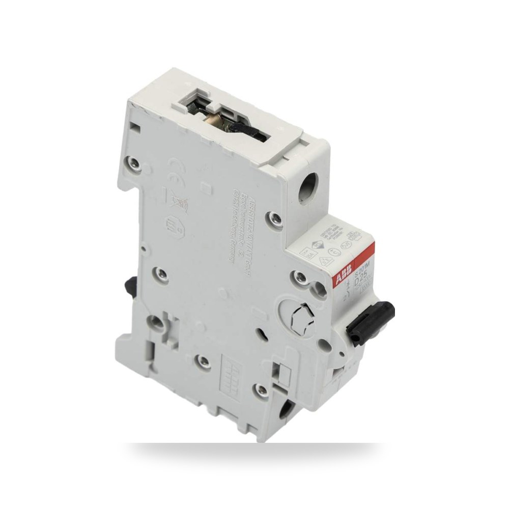 قاطع تيار أوتوماتيكي MCB S200M أحادي 25A ريمكو للتوريدات الصناعية (Reemco Industrial)