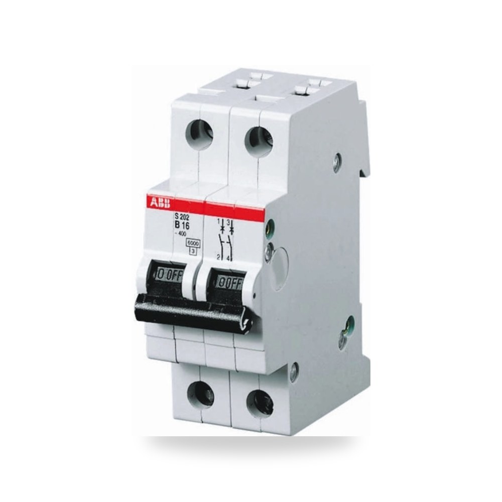 قاطع تيار أوتوماتيكي MCB S200M ثنائي 2A منحنى ريمكو للتوريدات الصناعية (Reemco Industrial)