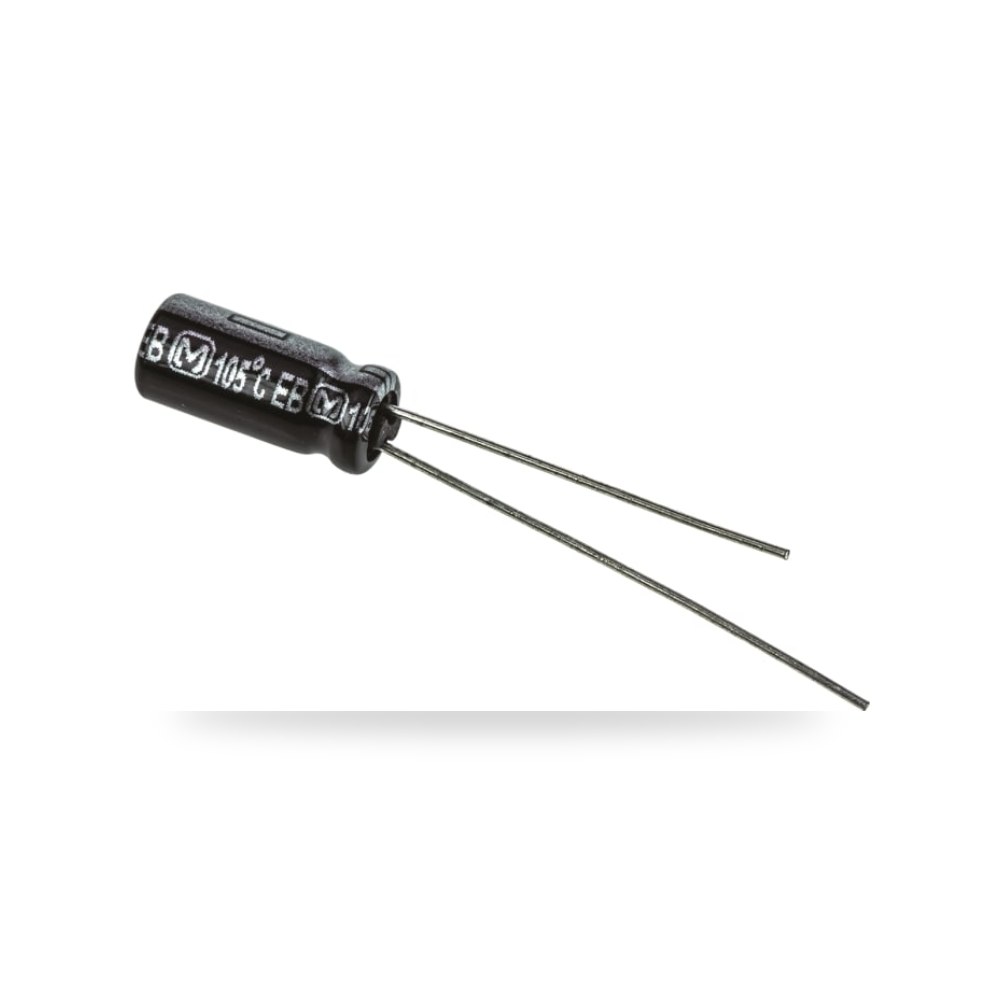 مكثف ألومنيوم إلكتروليتي 10 ملي طراز S RS PRO ريمكو للتوريدات الصناعية (Reemco Industrial)