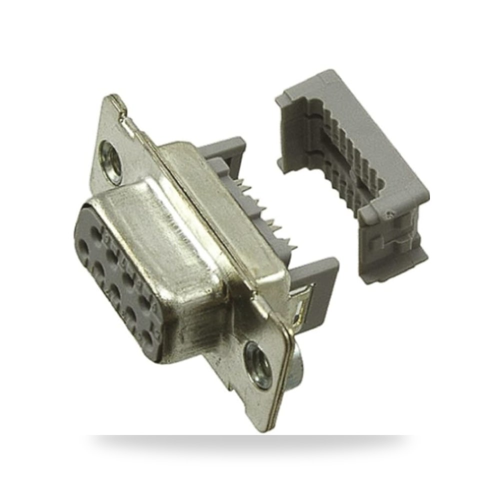 موصل D Sub لوحات تحكم 9 خط أنثى طراز A صناعي ريمكو للتوريدات الصناعية (Reemco Industrial)