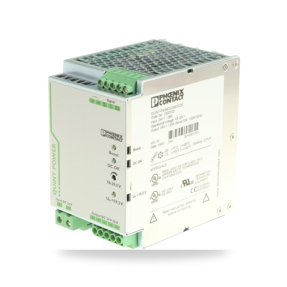 محول جهد DC DC 24 فولت 480 واط صناعي RS PRO ريمكو للتوريدات الصناعية (Reemco Industrial)