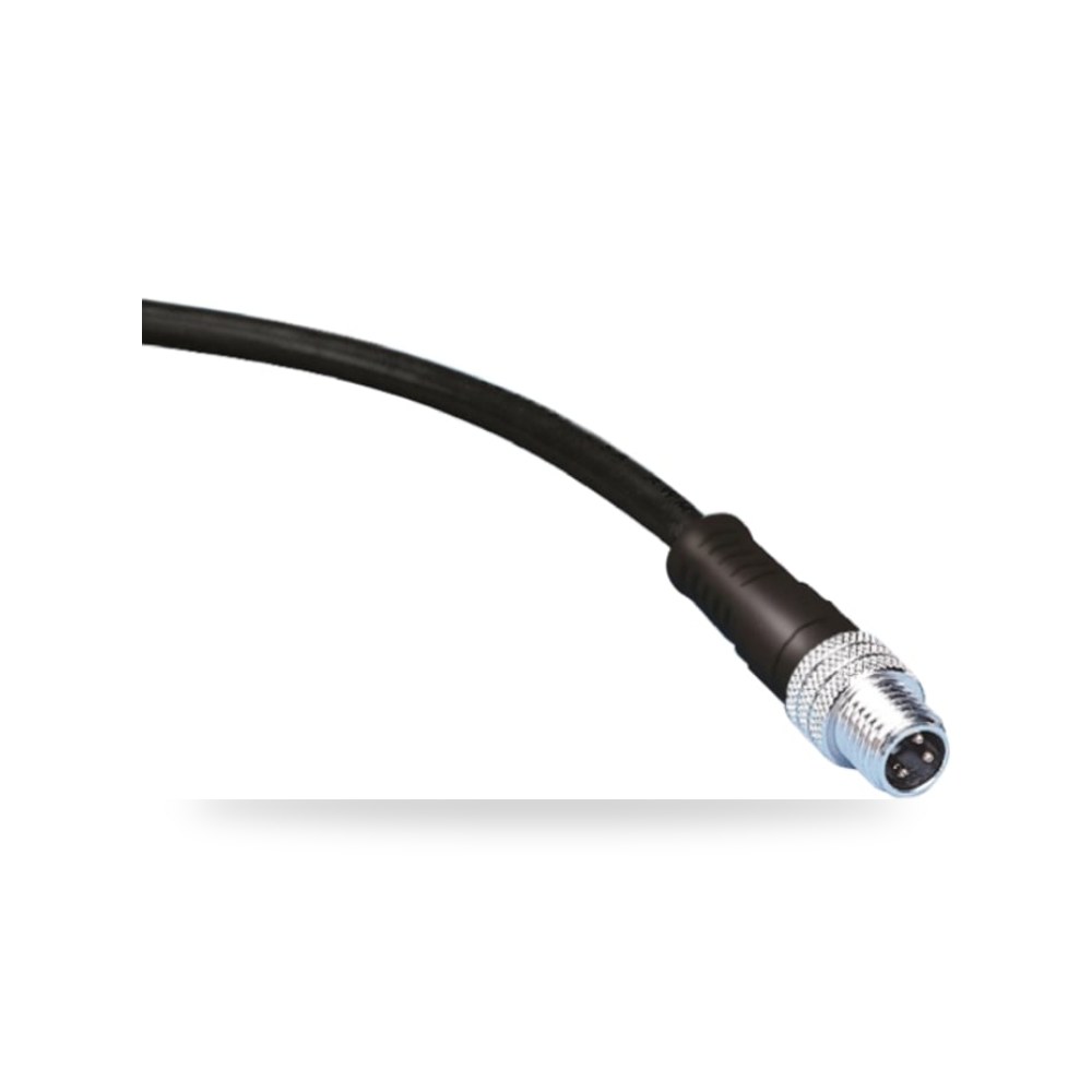 كابل توصيل حساسات ومشغلات M8 3 طراز F صناعي ريمكو للتوريدات الصناعية (Reemco Industrial)