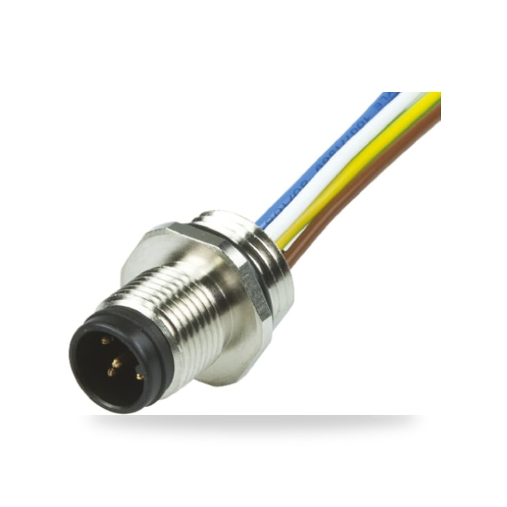 كابل توصيل حساسات ومشغلات M12 5 فئة A J صناعي ريمكو للتوريدات الصناعية (Reemco Industrial)