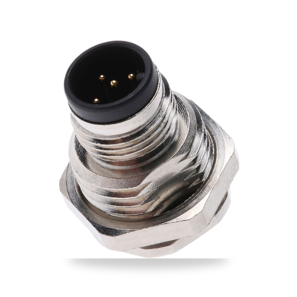 موصل دائري صناعي معتمد M12 5 أطراف ذكر طراز H ريمكو للتوريدات الصناعية (Reemco Industrial)