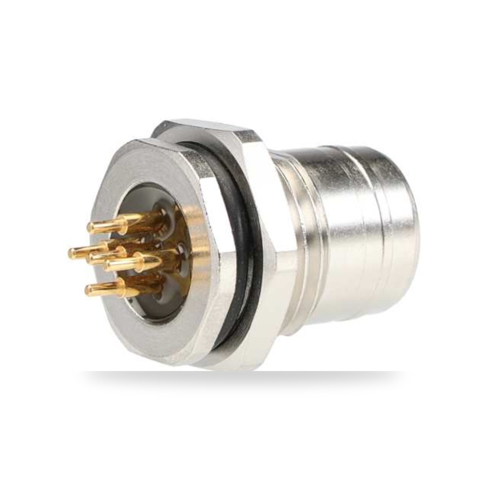 موصل دائري صناعي معتمد M12 5 أطراف أنثى طراز ريمكو للتوريدات الصناعية (Reemco Industrial)
