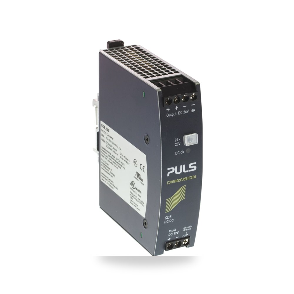 محول جهد DC DC 24 فولت 96 واط صناعي ريمكو للتوريدات الصناعية (Reemco Industrial)