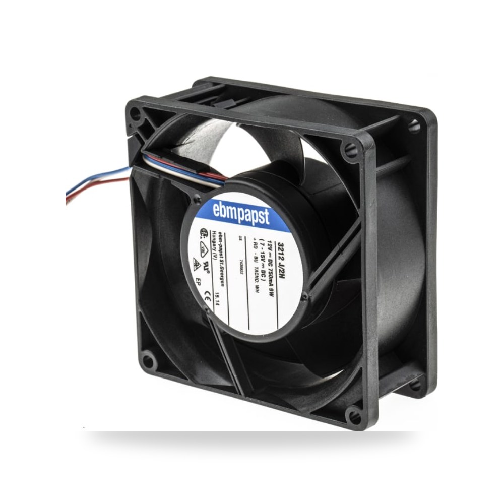 مروحة تبريد محورية للكبائن 12V DC 92 طراز K ريمكو للتوريدات الصناعية (Reemco Industrial)