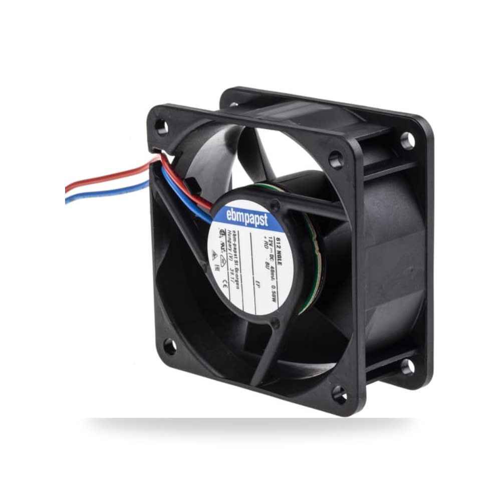 مروحة تبريد محورية للكبائن 12V DC 60 طراز K ريمكو للتوريدات الصناعية (Reemco Industrial)