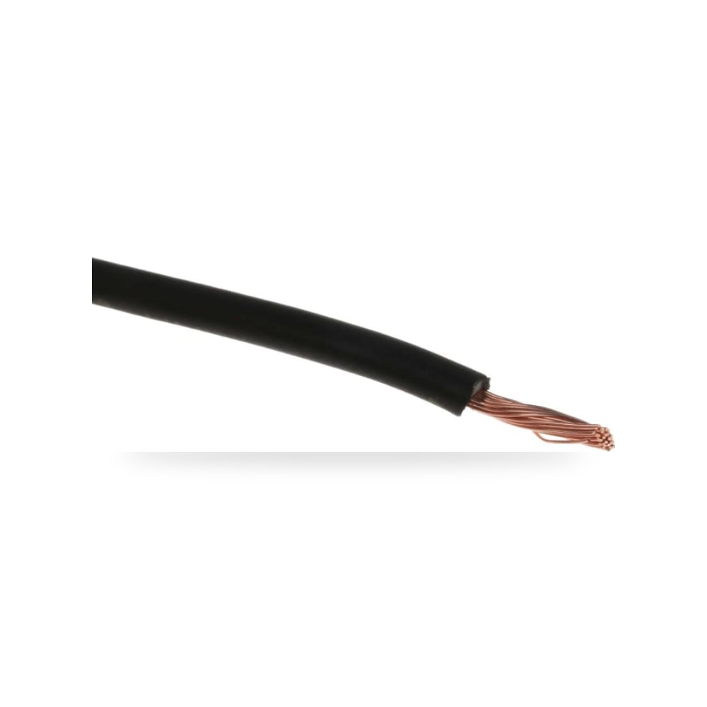سلك توصيل مرن بوردات 17 AWG أسود 100 طراز ريمكو للتوريدات الصناعية (Reemco Industrial)