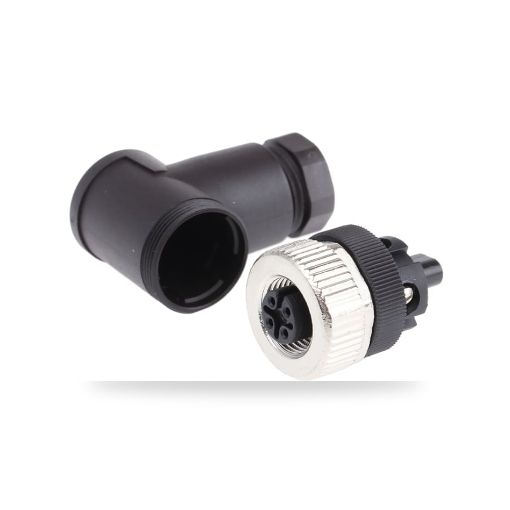 موصل دائري صناعي معتمد M12 5 أطراف طراز V RS ريمكو للتوريدات الصناعية (Reemco Industrial)