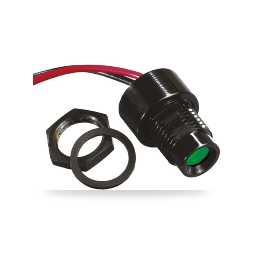 لمبة بيان وإشارة لوحات 24V DC أخضر 8 مم صناعي ريمكو للتوريدات الصناعية (Reemco Industrial)