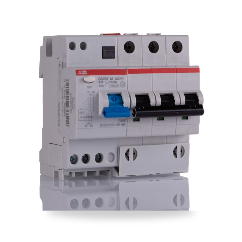 قاطع تيار أوتوماتيكي MCB ثلاثي 16A طراز F RS ريمكو للتوريدات الصناعية (Reemco Industrial)