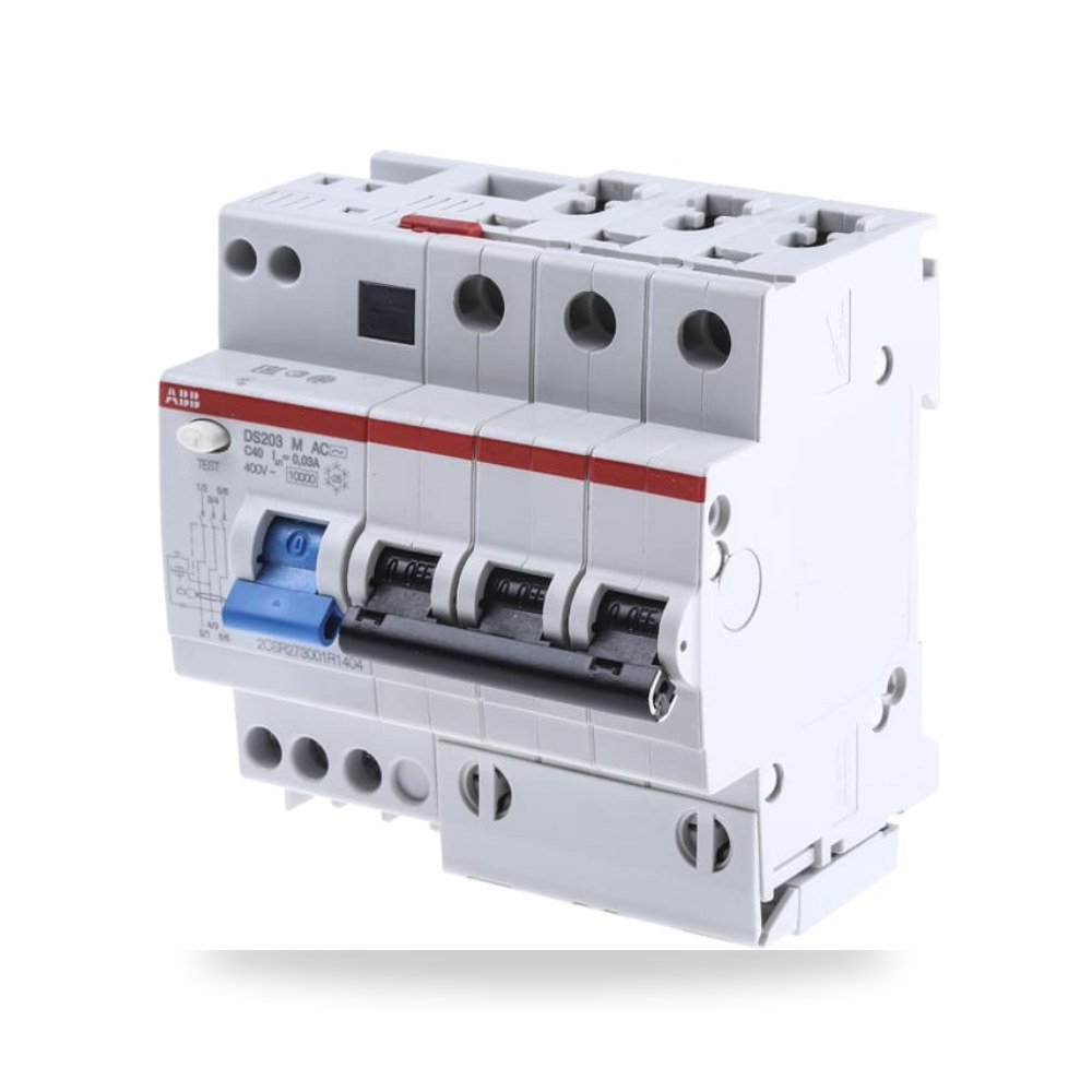 قاطع تيار أوتوماتيكي MCB ثلاثي 40A طراز X RS ريمكو للتوريدات الصناعية (Reemco Industrial)