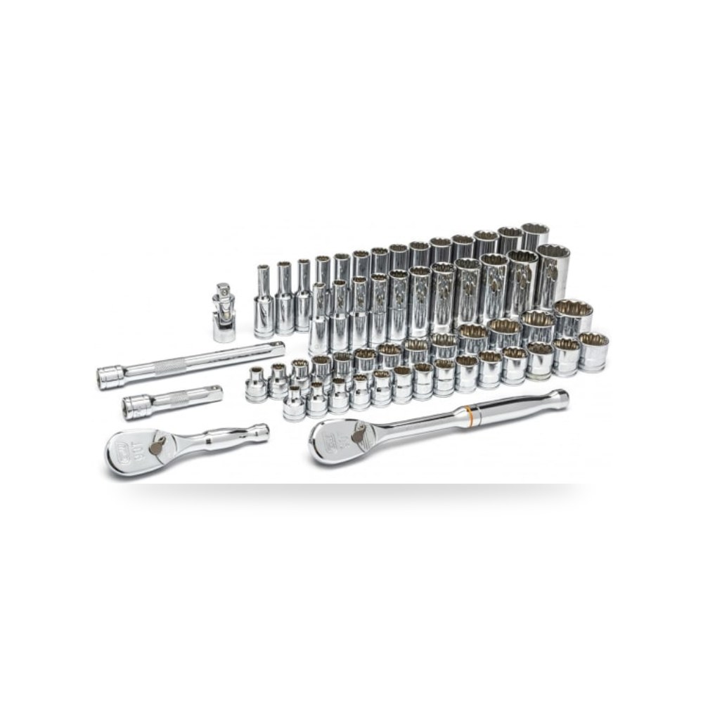 طقم لقم ومفاتيح بكس وسيستم 57 قطعة درايف 3 - 8 ريمكو للتوريدات الصناعية (Reemco Industrial)