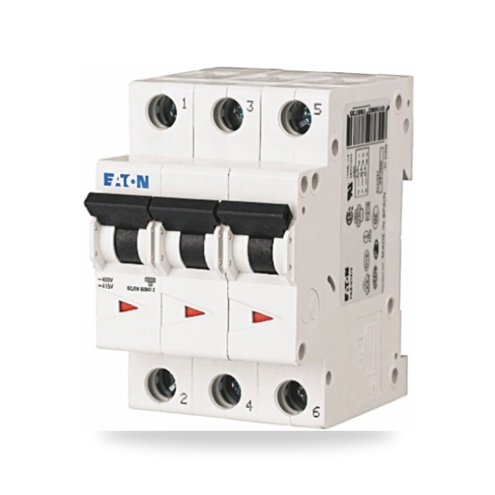 قاطع تيار أوتوماتيكي MCB ثلاثي 10A منحنى B ريمكو للتوريدات الصناعية (Reemco Industrial) موديل