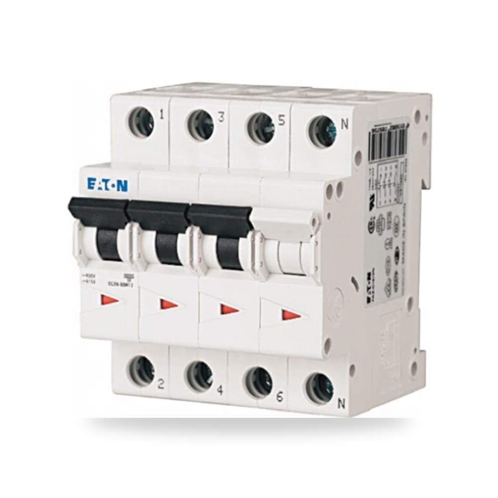 قاطع تيار أوتوماتيكي MCB رباعي 63A منحنى B ريمكو للتوريدات الصناعية (Reemco Industrial)