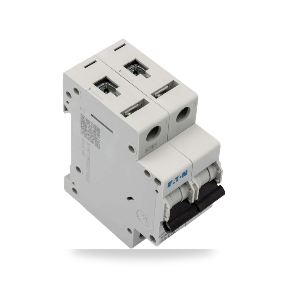 قاطع تيار أوتوماتيكي MCB ثنائي 25A منحنى ريمكو للتوريدات الصناعية (Reemco Industrial) موديل