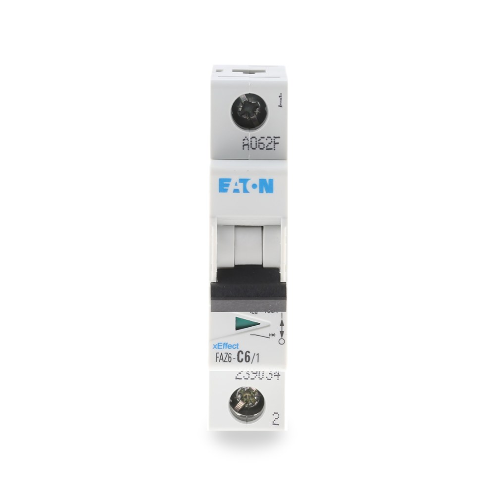 قاطع تيار أوتوماتيكي MCB أحادي 6A منحنى طراز ريمكو للتوريدات الصناعية (Reemco Industrial)