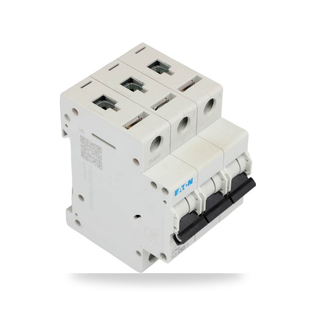 قاطع تيار أوتوماتيكي MCB ثلاثي 63A منحنى فئة ريمكو للتوريدات الصناعية (Reemco Industrial)