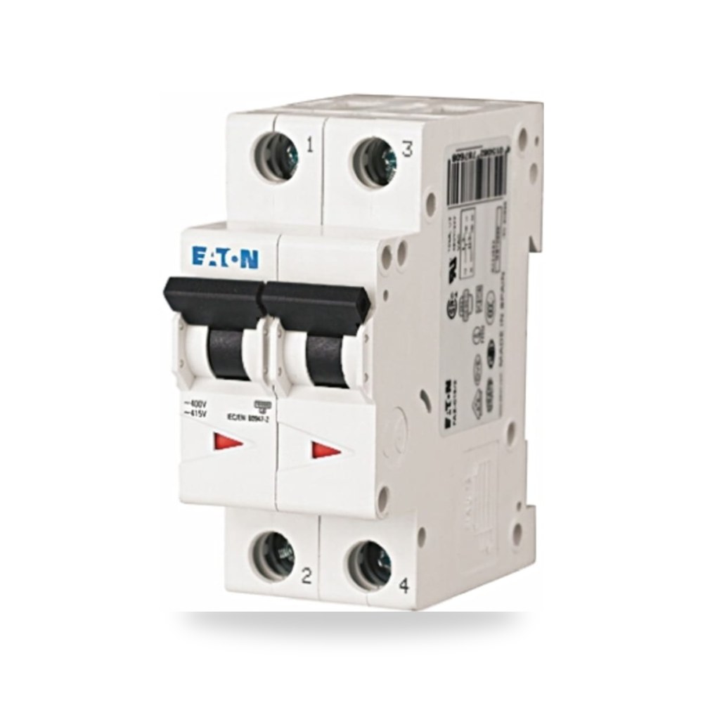 قاطع تيار أوتوماتيكي MCB ثنائي 63A منحنى شاق ريمكو للتوريدات الصناعية (Reemco Industrial)