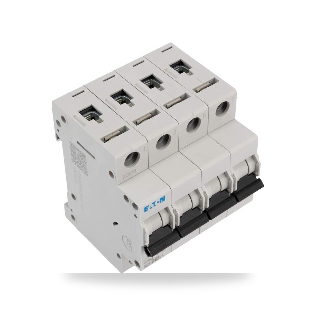 قاطع تيار أوتوماتيكي MCB رباعي 63A منحنى D RS ريمكو للتوريدات الصناعية (Reemco Industrial)