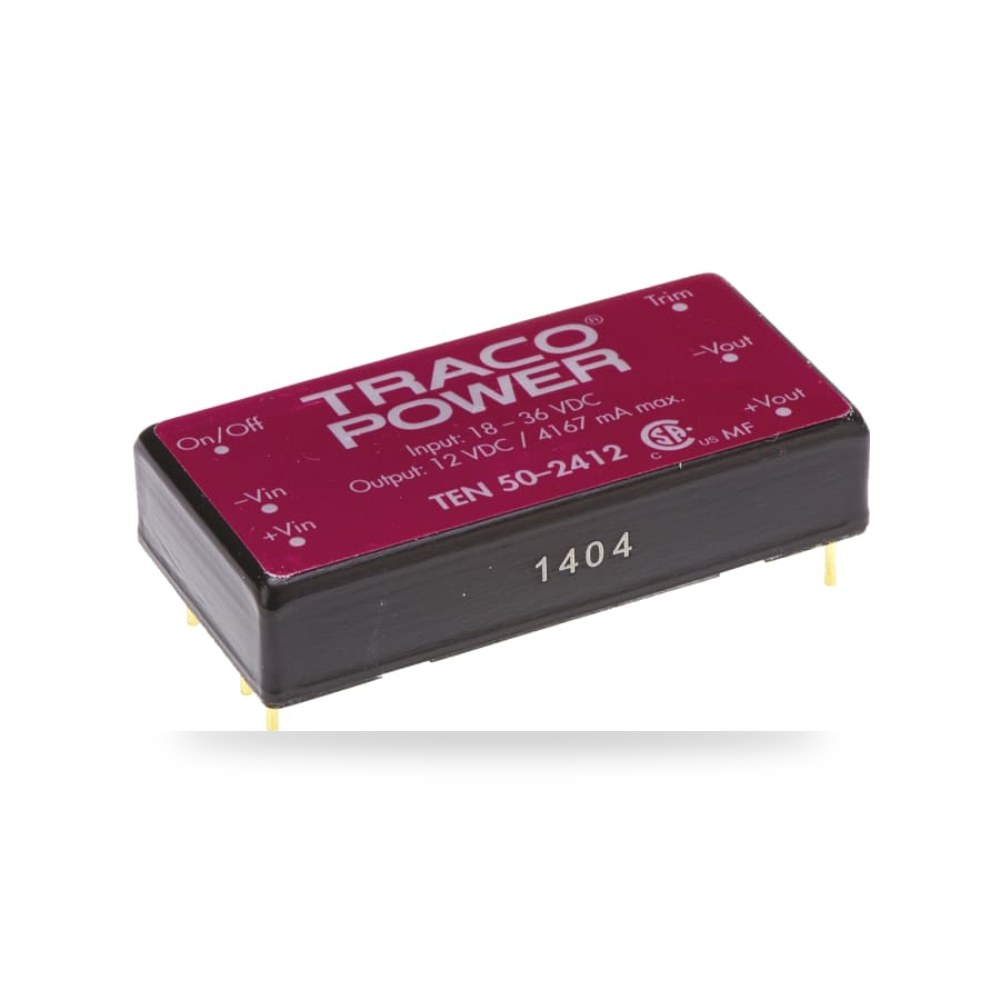 محول جهد DC DC 12 فولت 50 طراز احترافي RS PRO ريمكو للتوريدات الصناعية (Reemco Industrial)