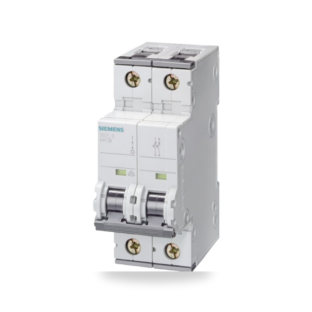قاطع تيار أوتوماتيكي MCB ثنائي 25A منحنى فئة ريمكو للتوريدات الصناعية (Reemco Industrial)