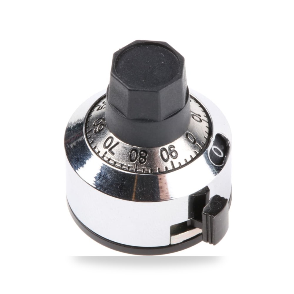 مقبض تحكم بكره لبوتنشيوميتر (عمود 6mm, قطر 22.2 mm) Reemco Industrial موديل H-23-6M آر إس