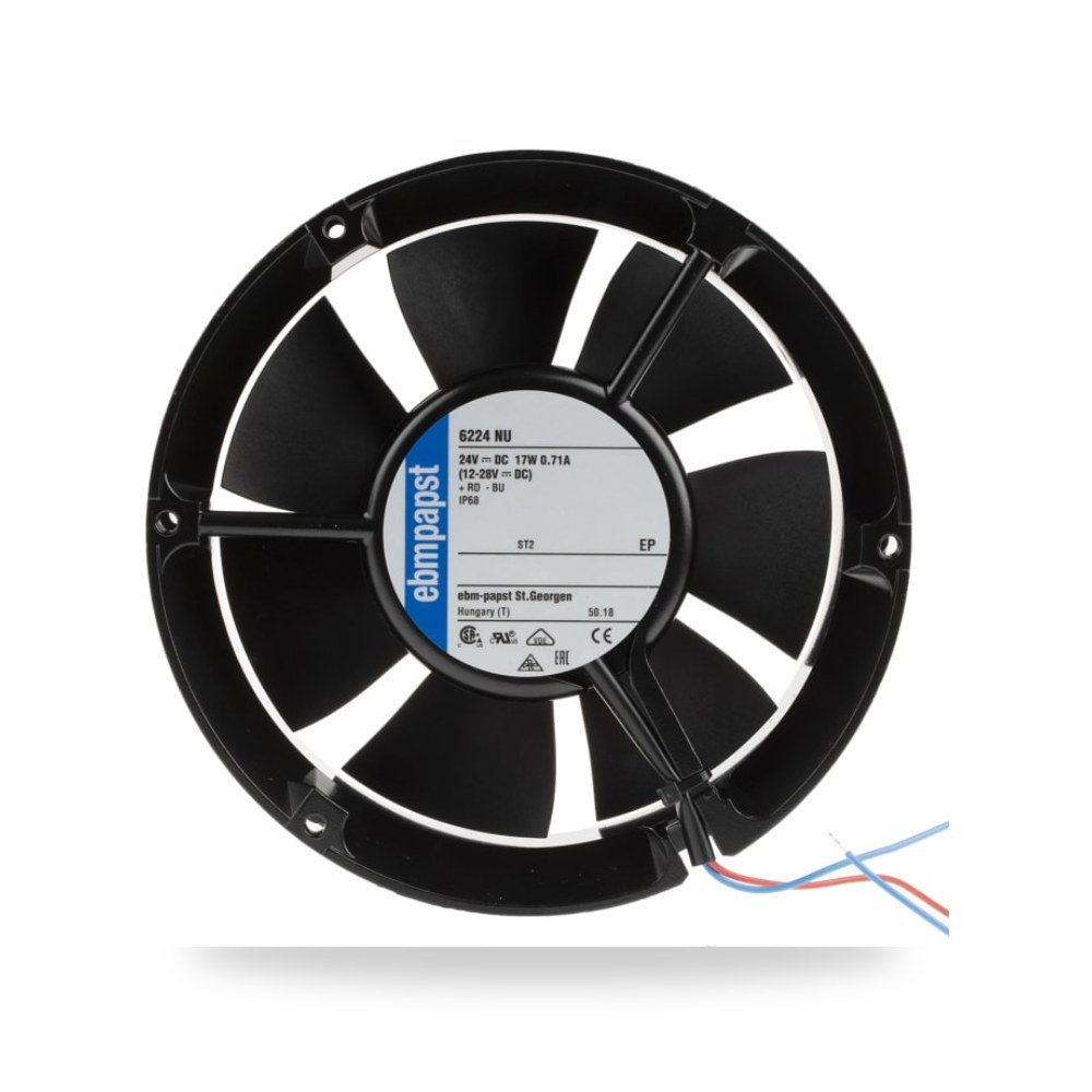 مروحة تبريد محورية للكبائن 24V DC 8 مم RS PRO ريمكو للتوريدات الصناعية (Reemco Industrial)