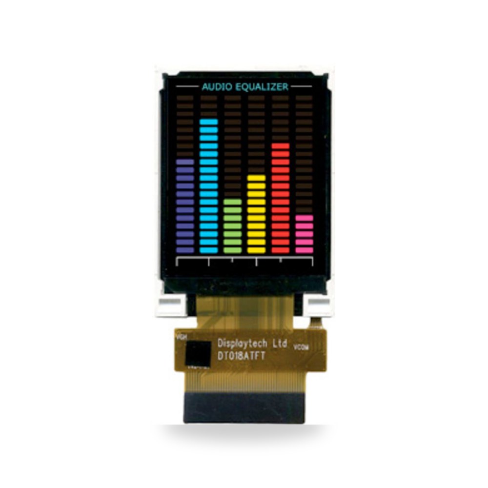 شاشة عرض ملونة TFT LCD صناعية 128 × 160 RS ريمكو للتوريدات الصناعية (Reemco Industrial)