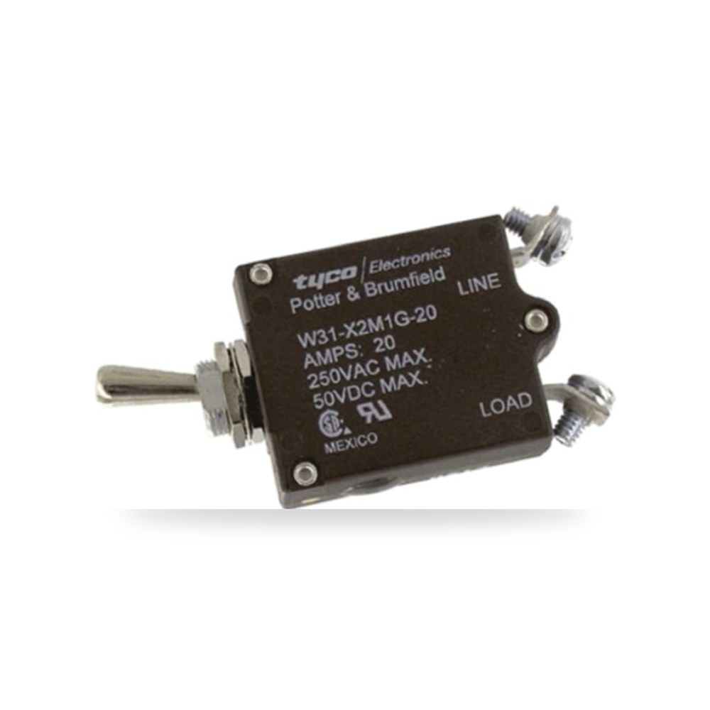 قاطع تيار أوتوماتيكي MCB أحادي 50A طراز A RS ريمكو للتوريدات الصناعية (Reemco Industrial)
