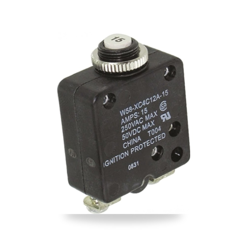 قاطع تيار أوتوماتيكي MCB أحادي 15A مطابق ريمكو للتوريدات الصناعية (Reemco Industrial)
