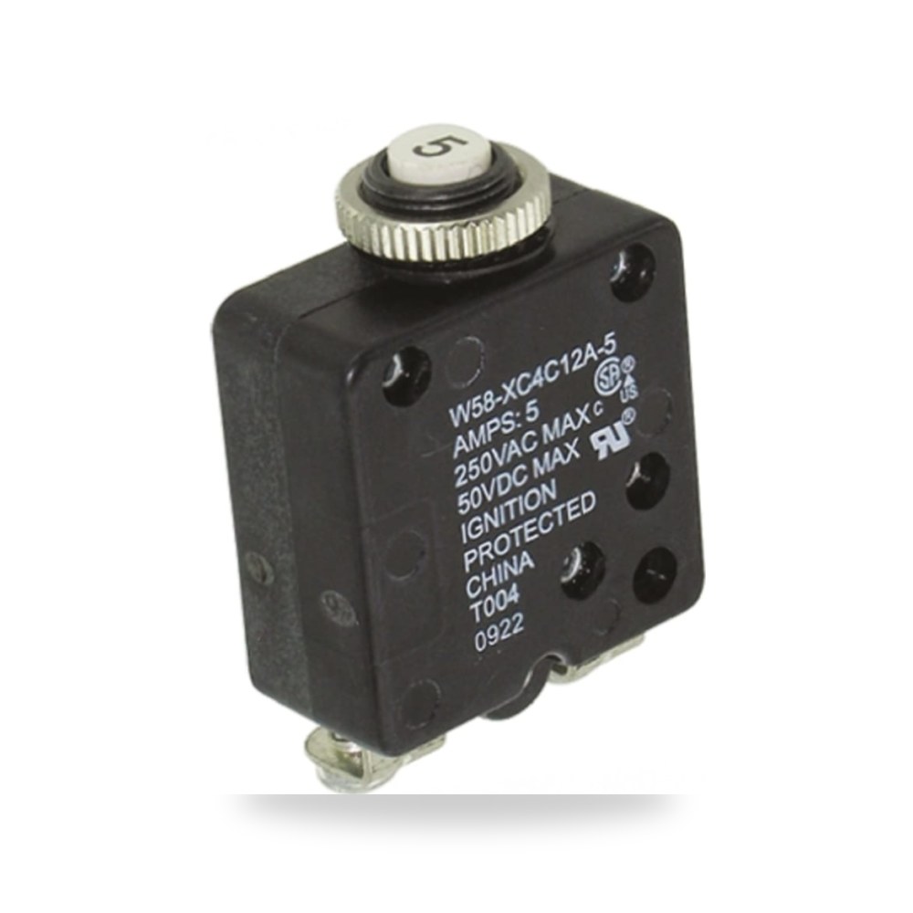 قاطع تيار أوتوماتيكي MCB أحادي 5A طراز C RS ريمكو للتوريدات الصناعية (Reemco Industrial)