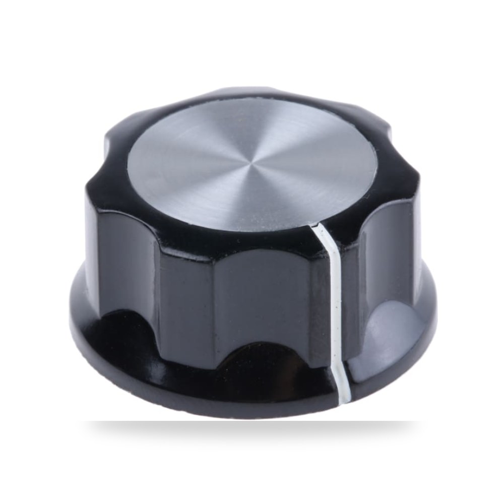 مقبض تحكم بكره لبوتنشيوميتر (عمود 6.35mm, قطر 33 mm) Reemco Industrial موديل PKES120B1 - 4 آر
