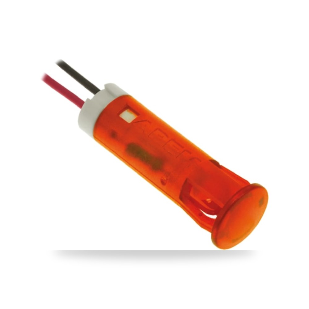 لمبة بيان وإشارة لوحات 24V DC برتقالي فولاذي ريمكو للتوريدات الصناعية (Reemco Industrial)