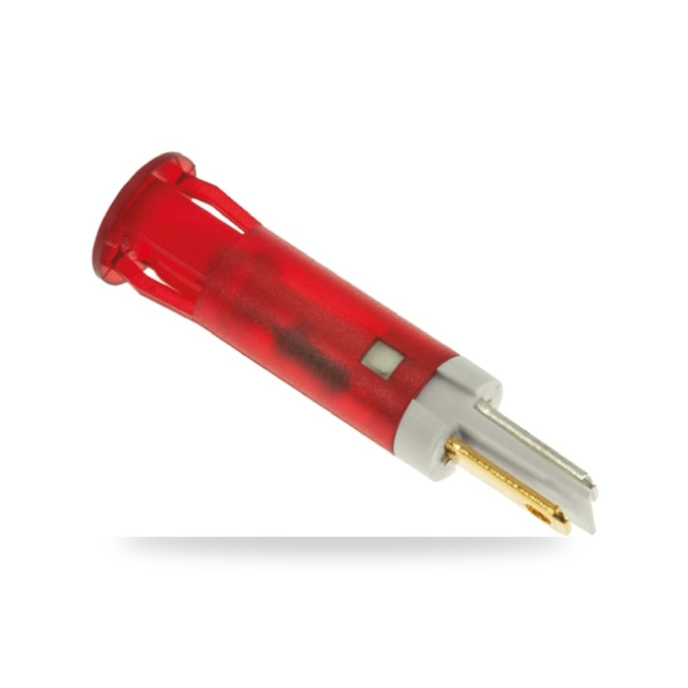 لمبة بيان وإشارة لوحات 220V AC أحمر فولاذي RS ريمكو للتوريدات الصناعية (Reemco Industrial)