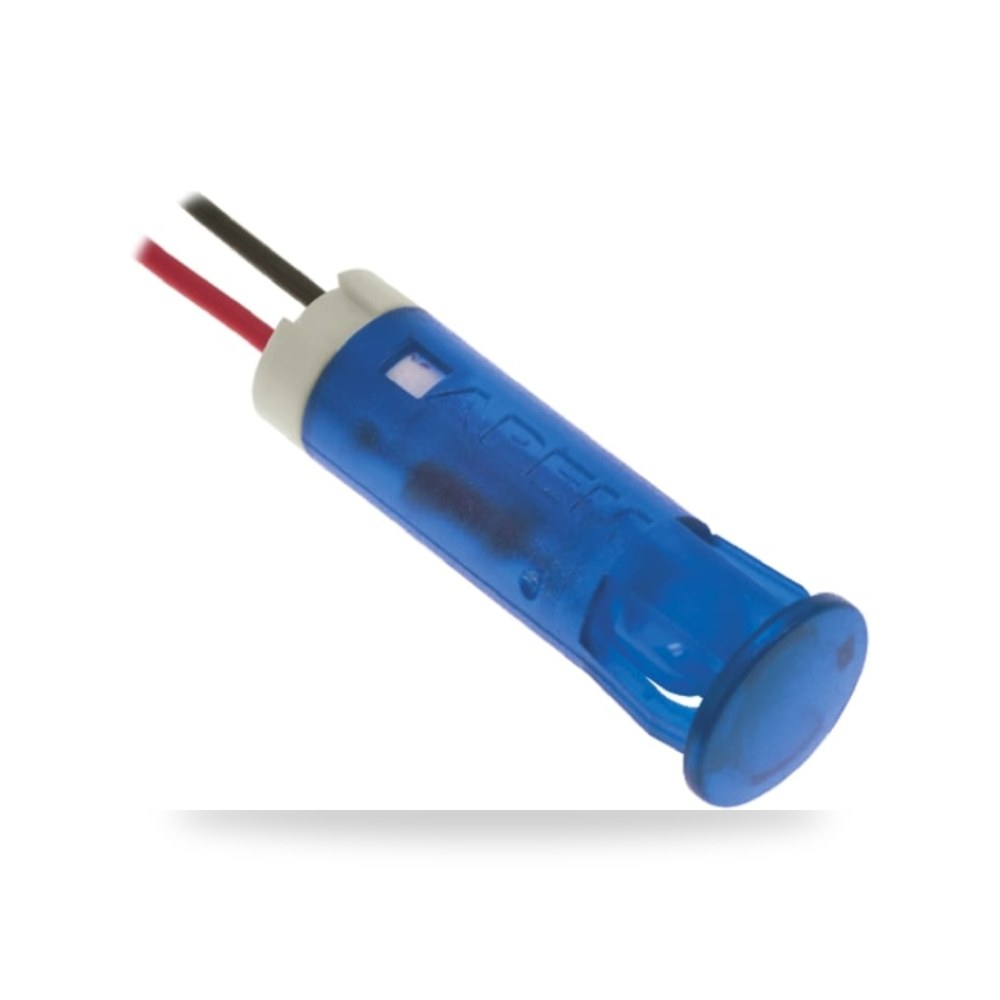لمبة بيان وإشارة لوحات 24V DC أزرق 10 مم RS ريمكو للتوريدات الصناعية (Reemco Industrial)